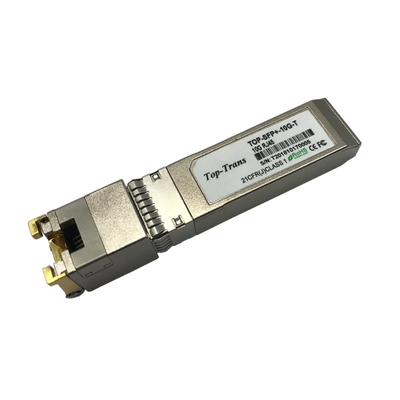 Émetteur-récepteur compatible de l'en cuivre 10G RJ45 SFP+ de Mellanox MFM1T02A-T 10GBASE-T