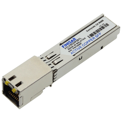 Finisar FCLF8522P2BTL Transcepteur SFP en cuivre RJ45 850nm 300m 1000BASE-T conforme à la réglementation RoHS