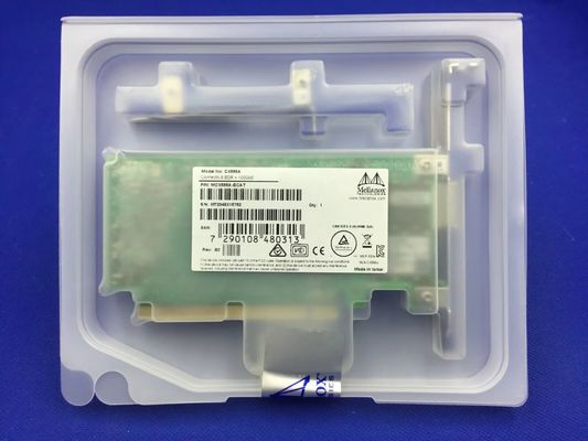 Carte adaptateur VPI ConnectX-5 MCX555A-ECAT de Mellanox EDR InfiniBand 100GbE, port unique QSFP28 PCIe 3.0 x16, support grand format