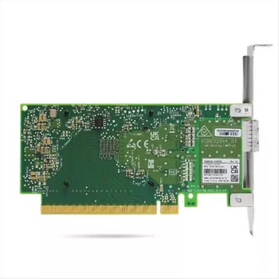 Adaptateur fibre optique Mellanox MCX515A-CCUT QSFP28 ConnectX-5, simple port pour Ethernet, 4G, support grand format, garantie 1 an, DC 12V