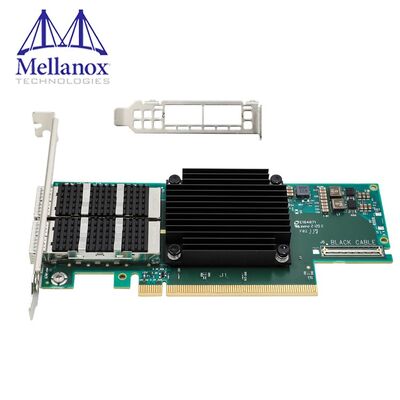 Prix de gros MCX653105A-HDAL ConnectX-6 VPI Carte d'adaptateur réseau HDR IB 200Gb/s et 200GbE simple port QSFP56 PCIe4.0 x16