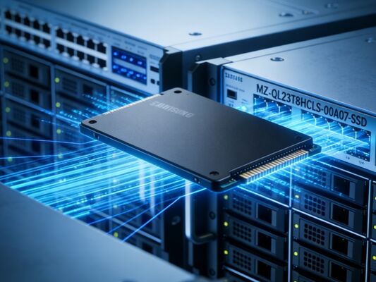 SSD U.2 Samsung 3.84 To d'origine MZQL23T8HCLS-00A07 PCIe 4.0 NVMe TLC pour entreprise pour stockage serveur et cloud