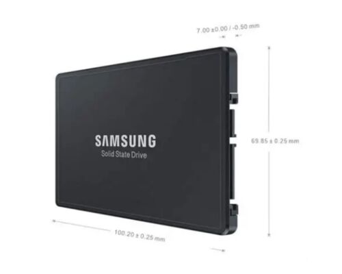 Samsung PM9A3 7.68TB PCIe 4.0 NVMe Enterprise SSD avec un facteur de forme U.2 de 6900 Mo/s