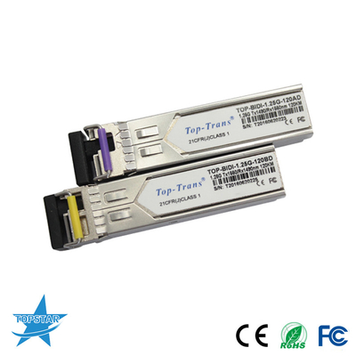 module optique de l'émetteur-récepteur 1.25G Bidi SFP de 1310/1550nm 120KM SFP
