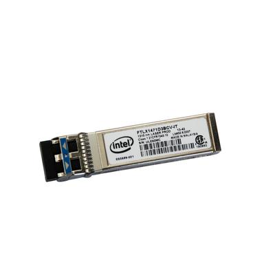 Double émetteur-récepteur optique du taux 10km SFP+ de Finisar FTLX1471D3BCV 10G
