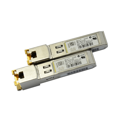 Émetteur-récepteur 1000base T 100M des réseaux GLC-T d'en cuivre de Cisco SFP 1G