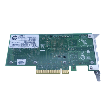 Ethernet 10Gb 2p 560SFP+ Adptr de HP d'adaptateur de serveur d'Ethernet de FCC de RoHS