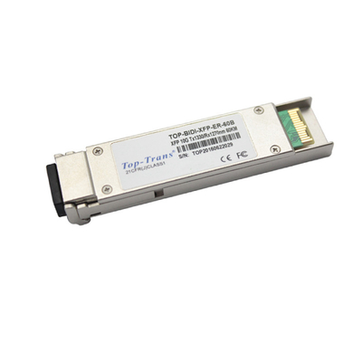 Module 10G SFP+ BIDI TX 1330nm RX 1270nm de Toptrans 60Km 10G SFP
