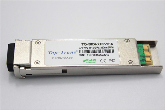 module 1270nm 1330nm 10GBASE-BX XFP MSA RoHS de 20Km 10G SFP