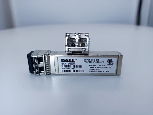 Émetteur-récepteur FTLF8536P4BCL-FC de Dell 25Gb/s SFP+
