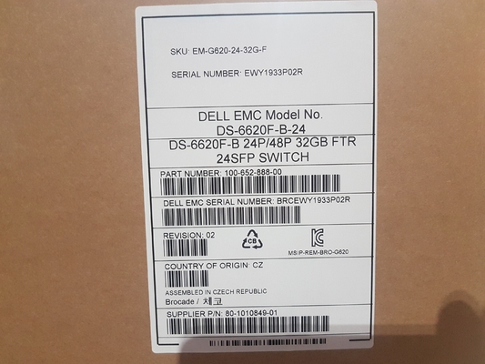 24 commutateurs actifs BR-G620-24-32 G-R With 24pcs 32GB SFP du brocard San de ports