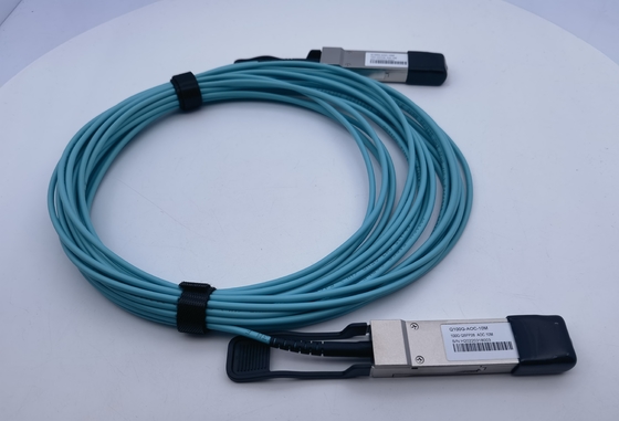 câble 10m AOC-Q-Q-100G-10M Arista Compatible de correction de fibre de 100G QSFP28 AOC