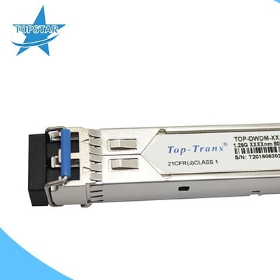 que l'on peut brancher chaud optique duplex de l'émetteur-récepteur 80Km de 1.25G DWDM SFP LC SFP