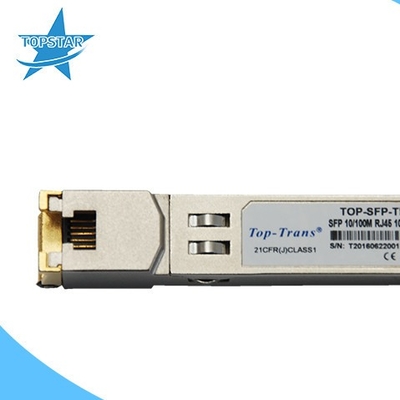 connecteur ROHS de l'émetteur-récepteur Rj45 de SFP de l'en cuivre 10/100Base de 100m