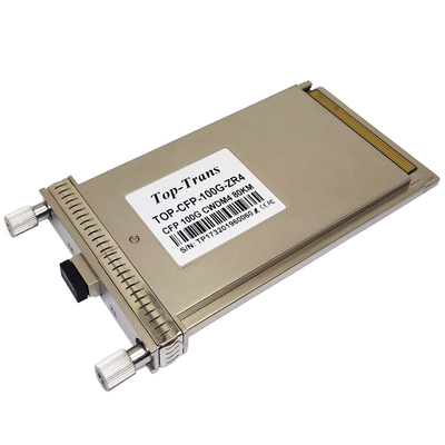 Émetteur-récepteur de PCP de LAN-DWM 80KM ZR4 100G pour le commutateur d'Ethernet de métro