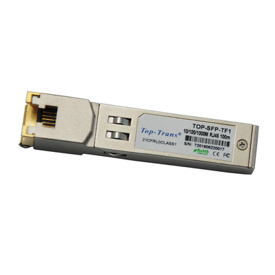 Gigabit Ethernet Fortinet FG-TRAN-GC Compatible Cuivre RJ45 SFP 100m