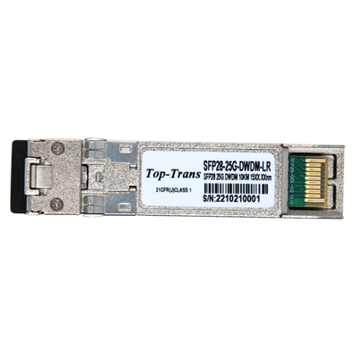 Émetteur-récepteur optique SMF 1270nmTx/1330nmRx 10km LC DOM du module 25G SFP28 de DWDM