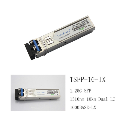 Émetteur-récepteur unimodal compatible 1310nm 10km SMF double LC de l'Arista SFP-1G-LX SFP