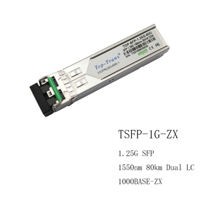 Module 1550nm 80KM de Palo Alto PAN-SFP-ZX Gigabit Ethernet SFP unimodaux
