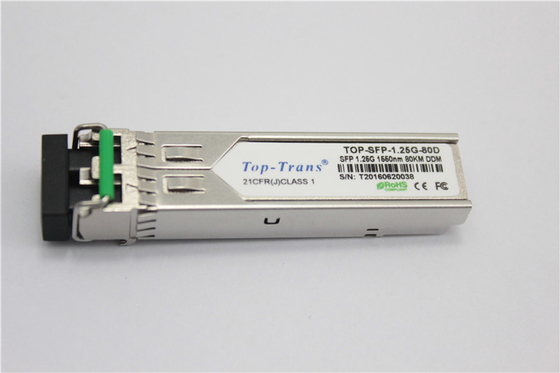 Module 1550nm 80KM de Palo Alto PAN-SFP-ZX Gigabit Ethernet SFP unimodaux