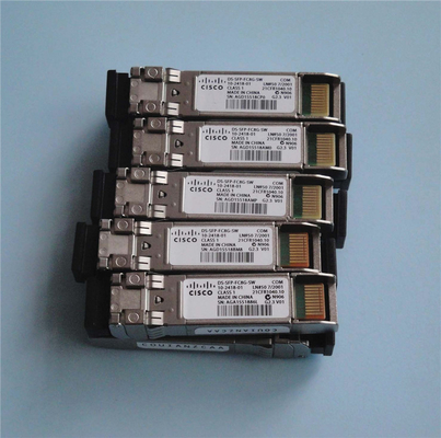 Ondes courtes de la Manche de fibre de Cisco SFP+ DS-SFP-FC8G-SW 8G 850 émetteurs-récepteurs de nanomètre à plusieurs modes de fonctionnement