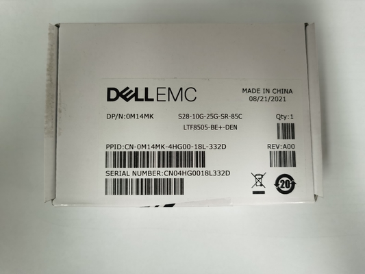 Module optique d'émetteur-récepteur de Dell EMC S28-10G-25G-SR-85C LTF8505-BE+-DEN 0M14MK