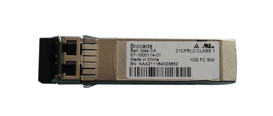 Module optique duplex de l'émetteur-récepteur 10G 850nm 100m LC MMF du brocard 57-1000130-01 10G-SFPP-USR FC SFP+
