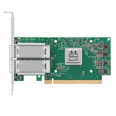 Adaptateur réseau à double accès QSFP28 de Mellanox MCX516A-CDAT 100GbE ConnectX-5 CX516A