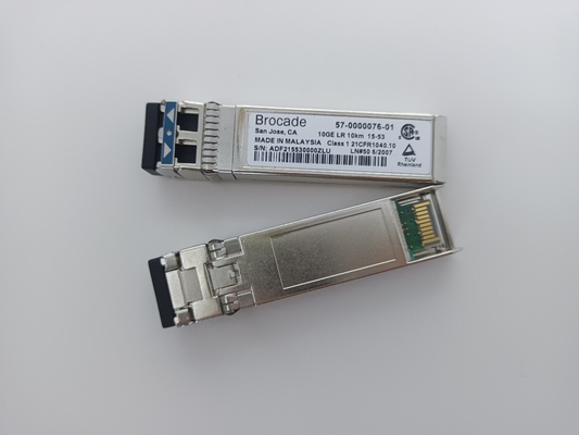 Module de l'émetteur-récepteur 10G LWL 1310nm 10km LC SMF de la Manche SFP+ de fibre du brocard 57-1000493-01 XBR-000217 10G