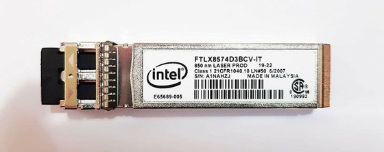 Module optique à plusieurs modes de fonctionnement d'émetteur-récepteur de la télématique SFP+ d'Intel FTLX8574D3BCV-IT 1G/10G 850nm