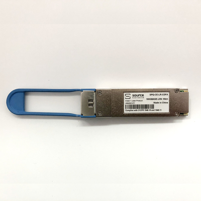 Le module SPQ-CE-LR-CDFF-EN 100g Sfp est équipé d'un module 100GBase-LR4 QSFP28 de 10 km.