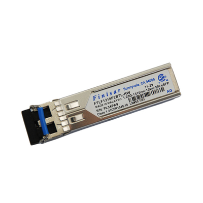 Sfp FTLF1318P2BTL-HW Module de récepteur optique Finisar 1.25G 1310nm 10KM Cordon de patch à fibre optique