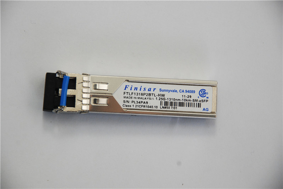 Sfp FTLF1318P2BTL-HW Module de récepteur optique Finisar 1.25G 1310nm 10KM Cordon de patch à fibre optique