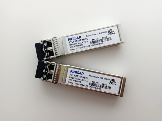 Finisar FTLF8536P4BCV 25G SR Transcepteur optique à courte longueur d'onde 850nm SFP28