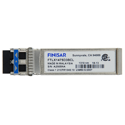 Finisar FTLX1475D3BCL-FC original conforme à la réglementation RoHS-6 10Gb/S 10km 1310nm SMF Datacom Transcepteur SFP+