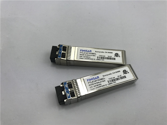 Module FTLX1471D3BCV original Finisar 10G à double débit 10km SFP+ 10km SFP+ émetteur-récepteur optique