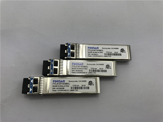 Module FTLX1471D3BCV original Finisar 10G à double débit 10km SFP+ 10km SFP+ émetteur-récepteur optique