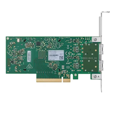 Mellanox MCX512A-ADAT ConnectX-5 Carte adaptateur double 25GbE SFP28 PCIe 4.0 X8 Adaptateur haute performance pour fibre optique pour faible fibre