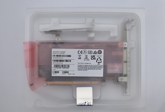 Mellanox MCX516A-CCAT Marque originale ConnectX-5 EN Réseau 100GbE à double port QSFP28 PCIe3.0 X 16 Équipement à fibre optique PCIe3.0 X