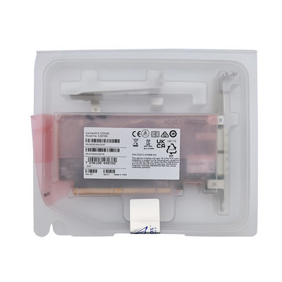 Mellanox MCX516A-CCAT ConnectX-5 EN 100GbE à double port QSFP28 PCIe3.0 X 16 Carte d'interface haute et courte crochette 4G Connectivité par fibre