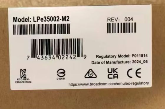 Broadcom LPE35002-M2 32G FC à double port Génération 7 Adaptateur de bus hôte PCIe 4.0 X8