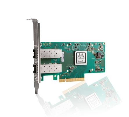 New NVIDIA Mellanox ConnectX-5 MCX512A-ACUT Dual-Port 100GbE NIC PCIe Gen4 750ns Latency NVMeoF Offload Cloud/Storage Ready