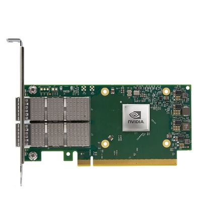 Mellanox ConnectX-6 Dx 100GbE Dual-port QSFP56 Adapter Card Enhanced-SyncE PTP PPS In/Out PCIe 4.0 X16 Secure Boot Model