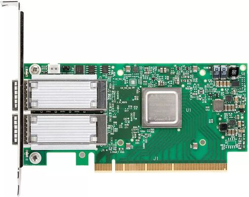 Carte réseau à interface unique Mellanox ConnectX-6 VPI, adaptateur HDR/200GbE MCX653105A-HDAT