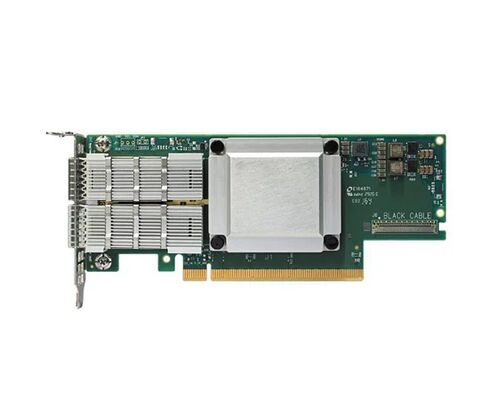 Carte réseau à interface unique Mellanox ConnectX-6 VPI, adaptateur HDR/200GbE MCX653105A-HDAT