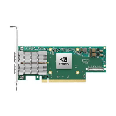 Prix de gros MCX653105A-HDAL ConnectX-6 VPI Carte d'adaptateur réseau HDR IB 200Gb/s et 200GbE simple port QSFP56 PCIe4.0 x16