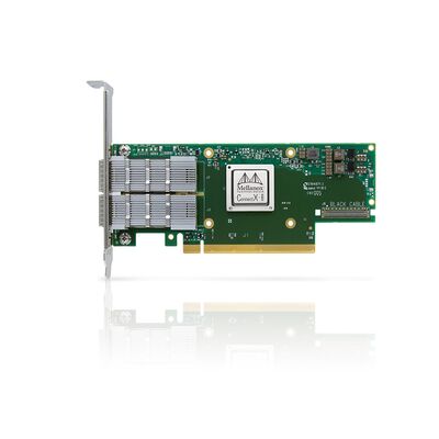 Prix de gros MCX653105A-HDAL ConnectX-6 VPI Carte d'adaptateur réseau HDR IB 200Gb/s et 200GbE simple port QSFP56 PCIe4.0 x16