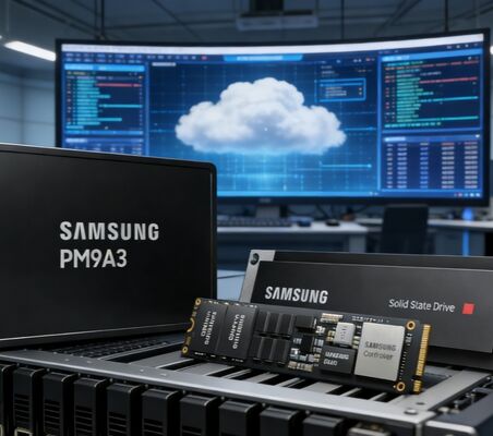 Samsung MZQL23T8HCLS-00B7C 3.84TB SSD d'entreprise PCIe 4.0 U.2 NVMe 1.4 pour le centre de données serveur