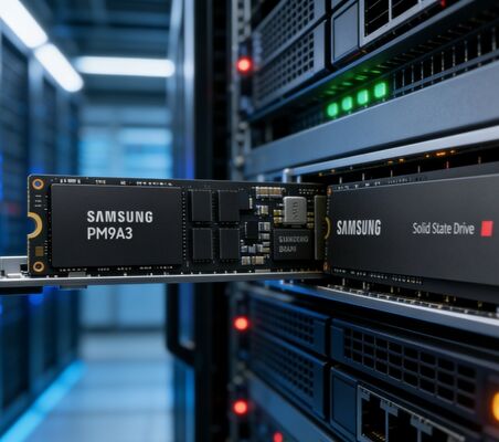 Samsung MZQL23T8HCLS-00B7C 3.84TB SSD d'entreprise PCIe 4.0 U.2 NVMe 1.4 pour le centre de données serveur