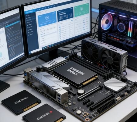 Samsung MZQL23T8HCLS-00B7C 3.84TB SSD d'entreprise PCIe 4.0 U.2 NVMe 1.4 pour le centre de données serveur